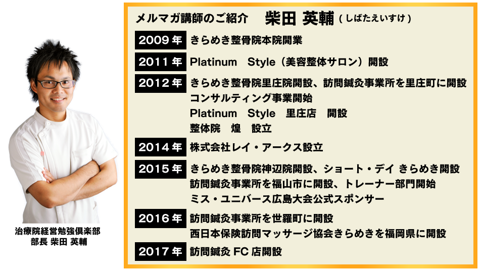 メルマガ講師のご紹介 柴田 英輔(しばたえいすけ)